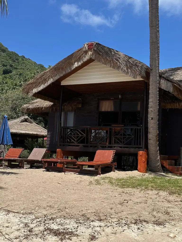A bungalow at Bow Thong Beach Resort, North Sairee