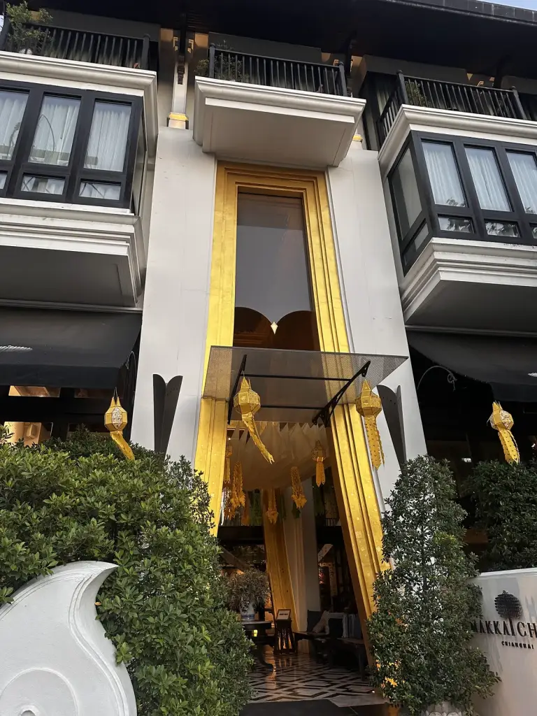 A building facade in Chiang Mai
