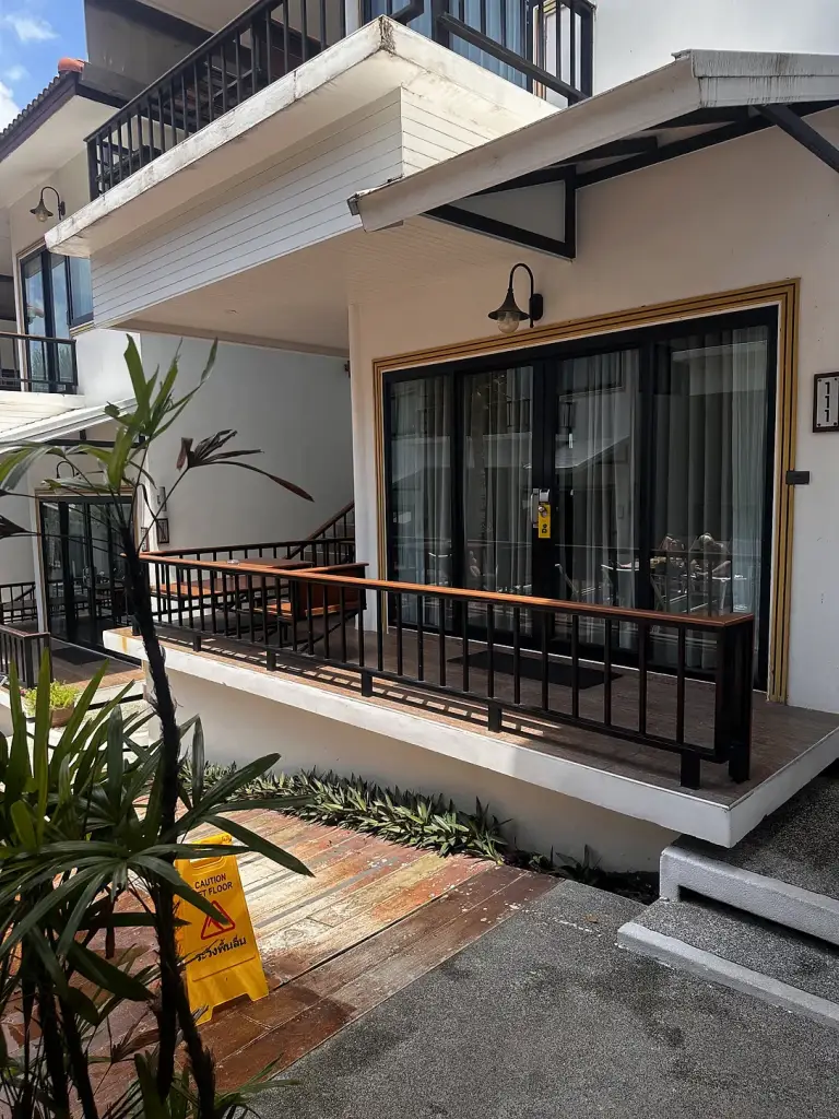 Room with a terrace facing the pool at Clear View Resort, Koh Tao
