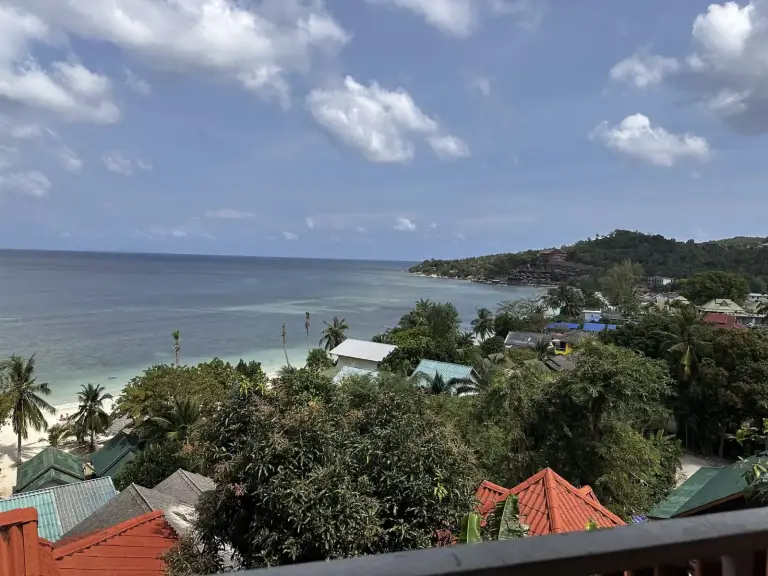 Haad Yao bay from above, Koh Phangan