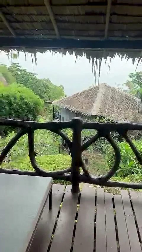 The view from our room's balcony at HIP Seaview Resort