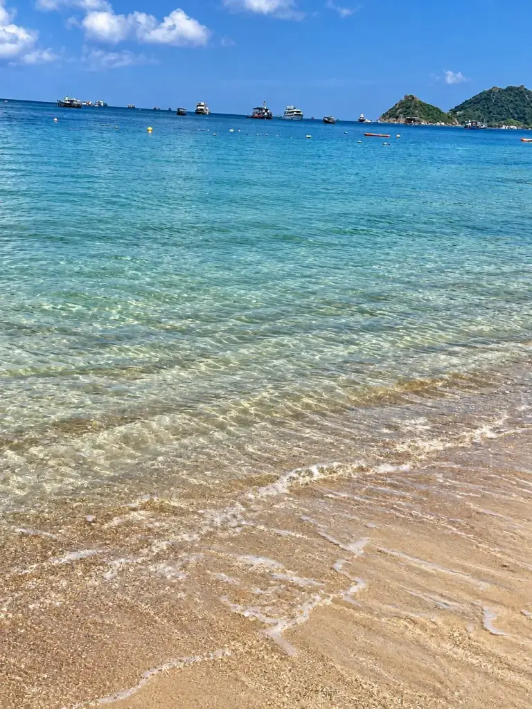 Clear water on Koh Tao