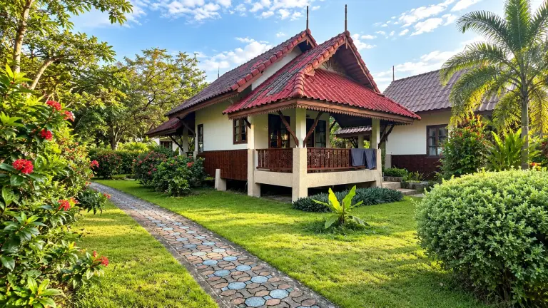 Long Bay Resort - bungalow in the tropical garden
