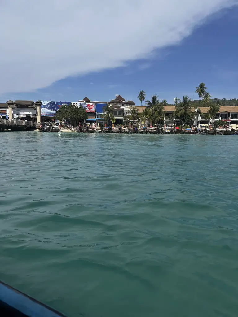 The pier at Tonsai, Koh Phi Phi Don