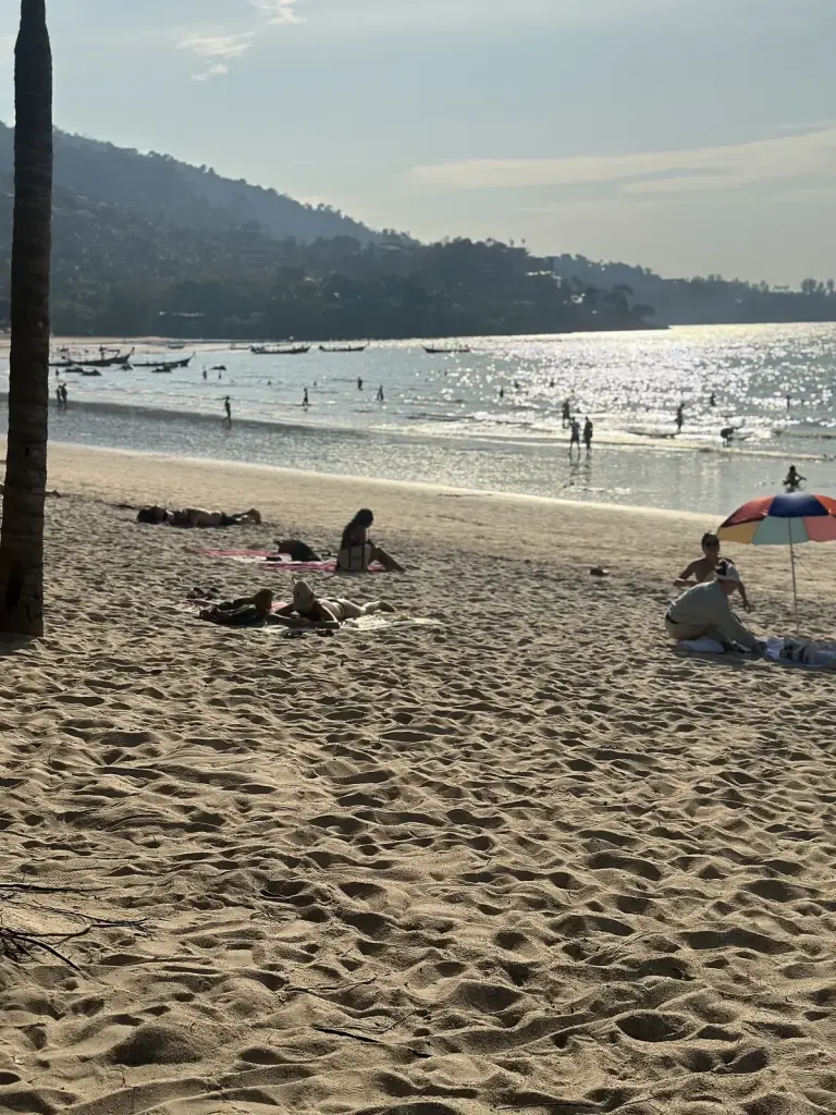 Kamala Beach in Phuket in the afternoon