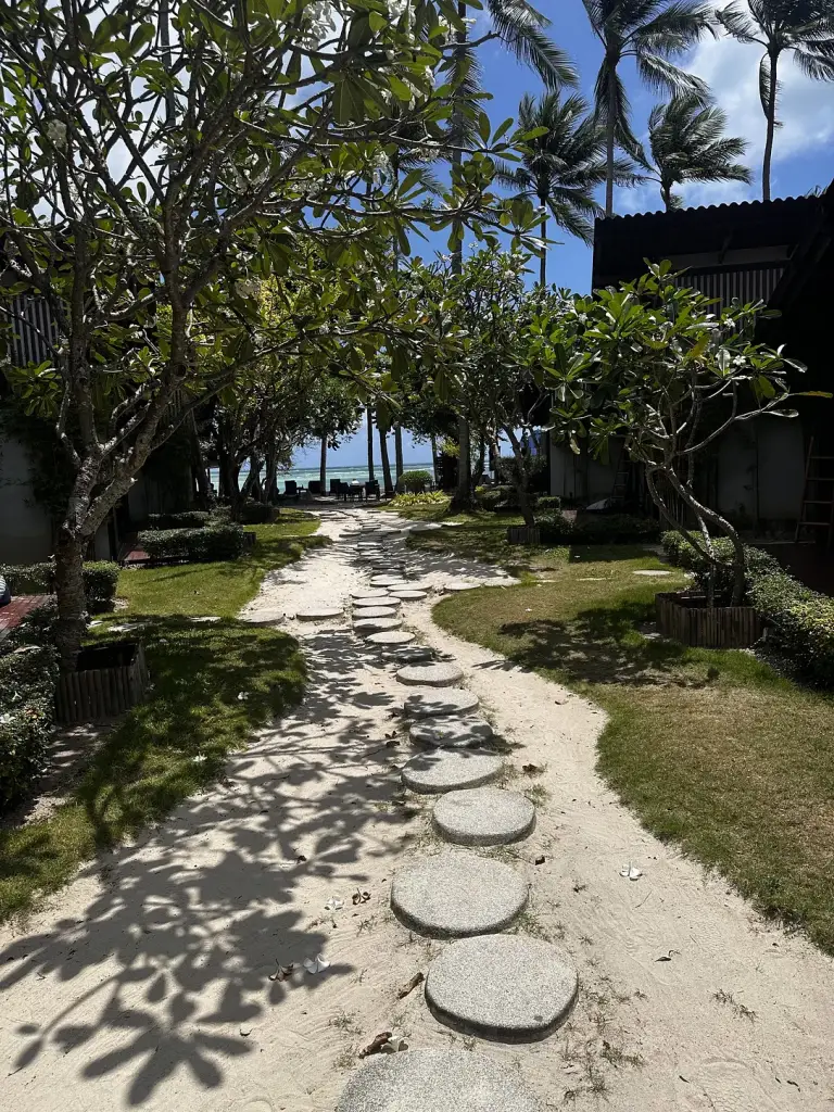 Der Weg aus Trittsteinen - Chura Samui, Koh Samui