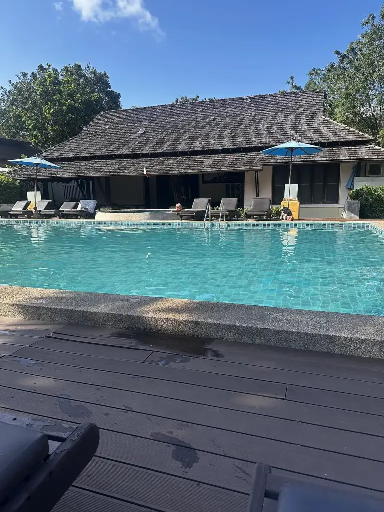 The pool at Seashell Resort in Sairee, Koh Tao
