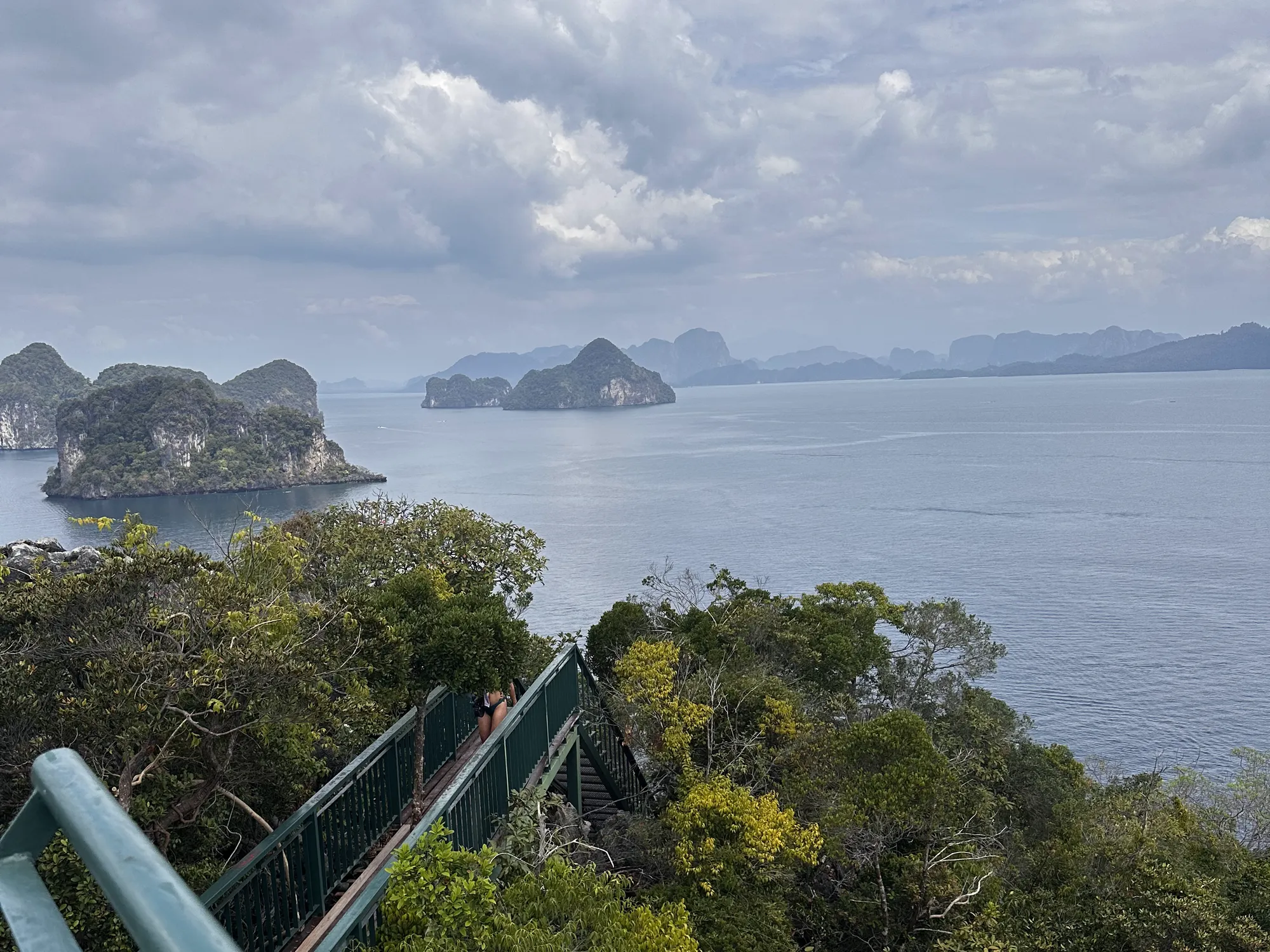 Limestone islands of Phang Nga Bay from the 360-degree viewpoint on Koh Hong